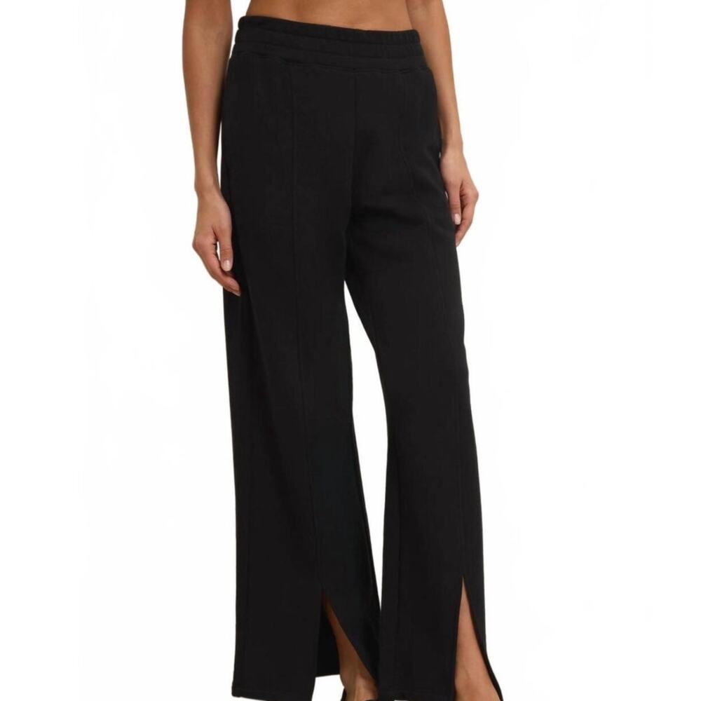 Nation LTD Lincoln Front Slit Sweatpants Wide Leg S Anthropologie Cotton Terry